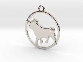 Taurus Pendant in Platinum