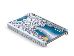 Sliminal "Nouveau" (6 Cards) in White Natural Versatile Plastic