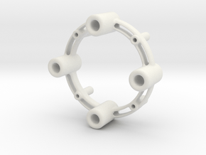 Stacking Circle in White Natural Versatile Plastic