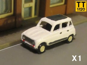 Renault 4 Hatchback 1:120 scale (Lot of 1 car) in Tan Fine Detail Plastic