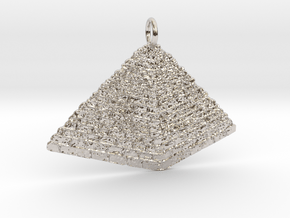 TEMPLE Pendant in Rhodium Plated Brass