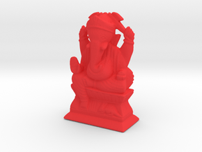 Ganesha in Red Processed Versatile Plastic