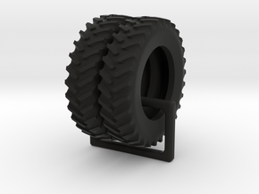 Tractor 5c Hollowed 1/64 scale / 18.4-R42 tires in Black Natural Versatile Plastic