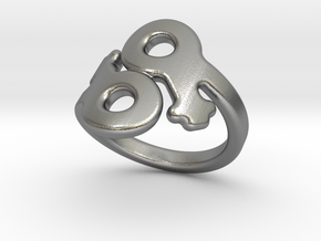 Saffo Ring 20 – Italian Size 20 in Natural Silver