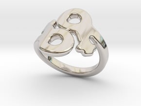 Saffo Ring 23 – Italian Size 23 in Platinum