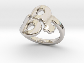 Saffo Ring 24 – Italian Size 24 in Platinum