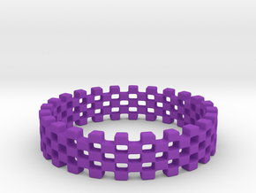 Continum Ring (US Size-4) in Purple Processed Versatile Plastic: 4 / 46.5