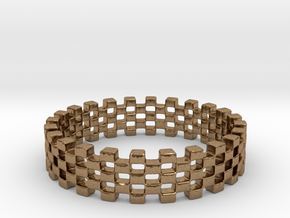 Continum Ring (US Size-4) in Natural Brass: 4 / 46.5