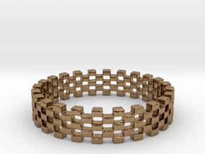 Continum Ring (US Size-5)  in Natural Brass: 5 / 49