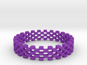 Continum Ring (US Size-6)  in Purple Processed Versatile Plastic: 6 / 51.5