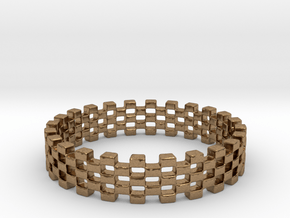 Continum Ring (US Size-6)  in Natural Brass: 6 / 51.5