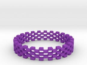 Continum Ring (US Size-8)  in Purple Processed Versatile Plastic: 8.75 / 58.375