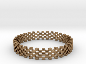 Continum Ring (Size-11) in Natural Brass: 11 / 64