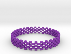 Continum Ring (US Size-13)  in Purple Processed Versatile Plastic: 13 / 69