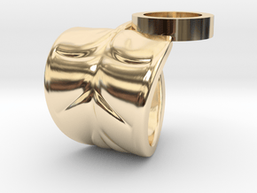FLEURISSANT - Leaf ring #3 in 14K Yellow Gold