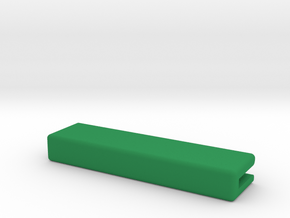 Catacombs (3rd Ed) barrier supports - Straight in Green Processed Versatile Plastic