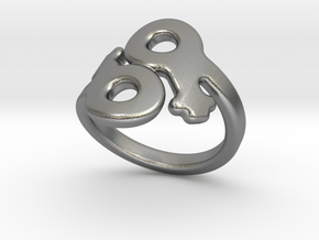Saffo Ring 29 – Italian Size 29 in Natural Silver
