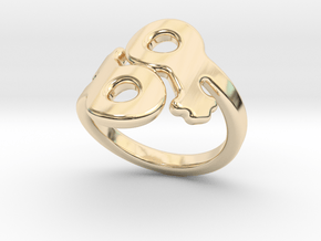 Saffo Ring 29 – Italian Size 29 in 14K Yellow Gold