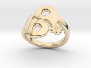 Saffo Ring 30 – Italian Size 30 in 14K Yellow Gold