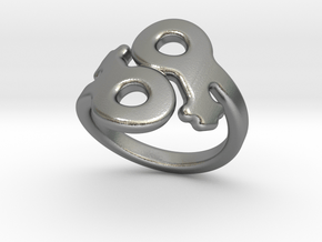 Saffo Ring 33 – Italian Size 33 in Natural Silver