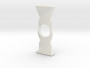 Twist Spinner in White Natural Versatile Plastic