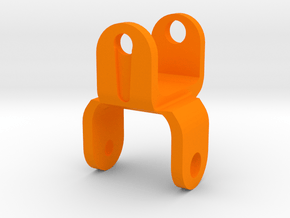 Quadra Bot - Middle Joint (Purchase x4) in Orange Processed Versatile Plastic