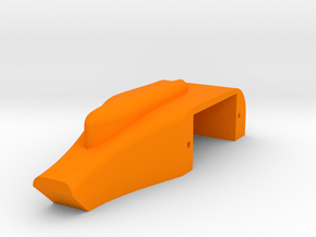 Quadra Bot - Lower Leg (Purchase x4) in Orange Processed Versatile Plastic