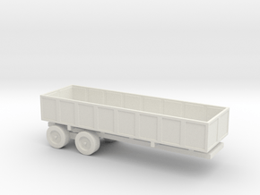 1/110 Scale M-35 Cargo Trailer in White Natural Versatile Plastic