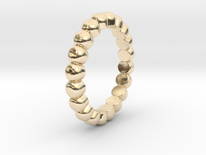 Stackable "Bubbles" Ring in 14K Yellow Gold: 5.5 / 50.25