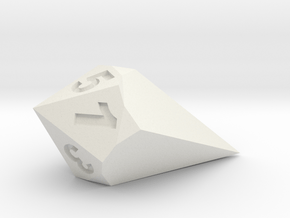 d5 Shard in White Natural Versatile Plastic