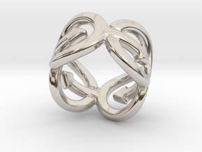 Coming Out Ring 17 – Italian Size 17 in Platinum
