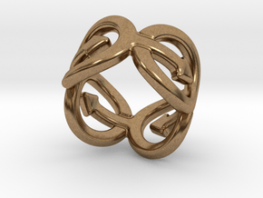 Coming Out Ring 20 – Italian Size 20 in Natural Brass