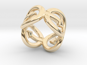 Coming Out Ring 20 – Italian Size 20 in 14K Yellow Gold