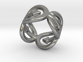 Coming Out Ring 22 – Italian Size 22 in Natural Silver
