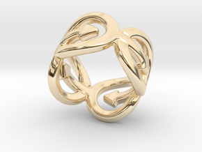 Coming Out Ring 22 – Italian Size 22 in 14K Yellow Gold