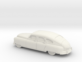 1/87 1949-50 Nash Ambassador Sedan in White Natural Versatile Plastic