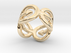 Coming Out Ring 23 – Italian Size 23 in 14K Yellow Gold