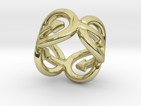 Coming Out Ring 23 – Italian Size 23 in Polished Bronze Steel