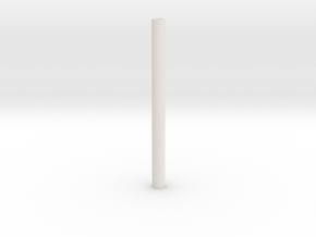 blanks 7mm predrilled in White Natural Versatile Plastic: Extra Small