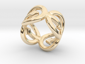 Coming Out Ring 25 – Italian Size 25 in 14K Yellow Gold