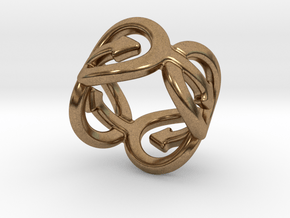 Coming Out Ring 26 – Italian Size 26 in Natural Brass