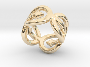 Coming Out Ring 26 – Italian Size 26 in 14K Yellow Gold