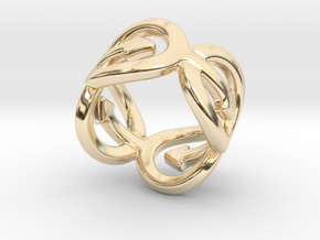 Coming Out Ring 28 – Italian Size 28 in 14K Yellow Gold