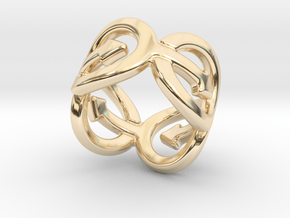 Coming Out Ring 29 – Italian Size 29 in 14K Yellow Gold