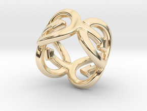 Coming Out Ring 32 – Italian Size 32 in 14K Yellow Gold