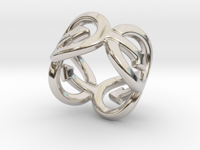 Coming Out Ring 32 – Italian Size 32 in Platinum