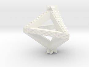 Trice Power Pendant in White Processed Versatile Plastic