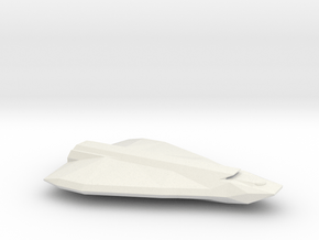 Gargantua-Class Shuttlecraft in White Natural Versatile Plastic
