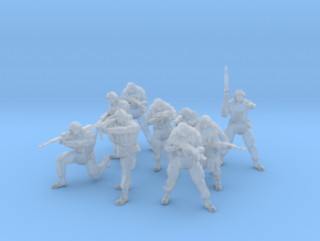 Modern Russian Motorized Rifle Squad 1:100 in Smooth Fine Detail Plastic