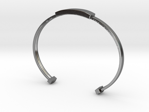 Minimalist Bangle (Sizable) (Personalisation Avail in Polished Silver